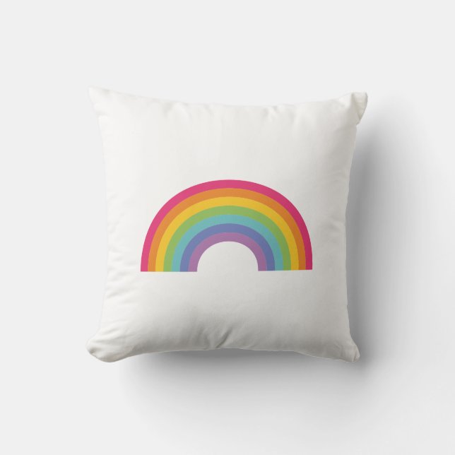 Pride Day Rainbow Kissen (Vorderseite)