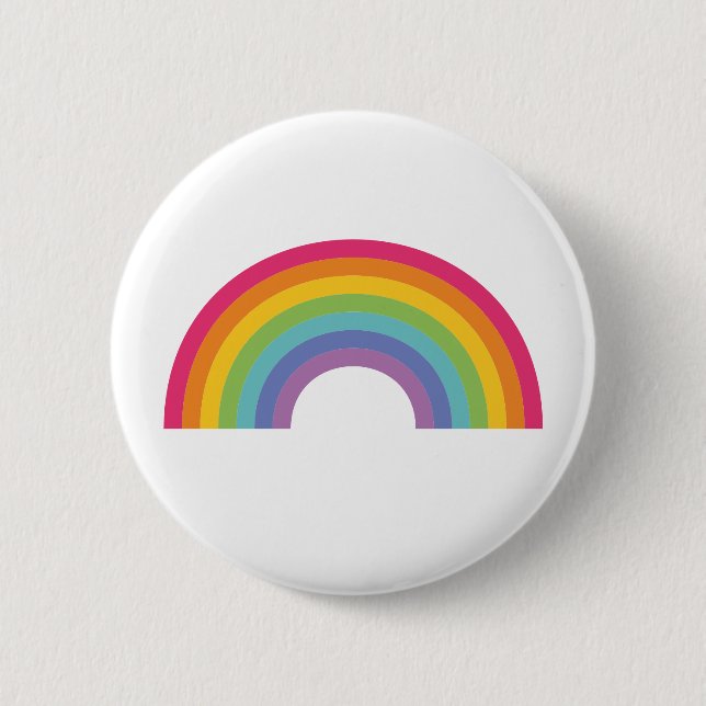 Pride-Day-Regenbogen Button (Vorderseite)