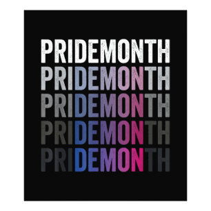Pride Demon Bisexual Bi Pride Monat LGBTQ Gay Lesb Fotodruck