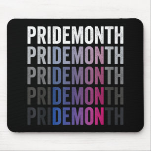 Pride Demon Bisexual Bi Pride Monat LGBTQ Gay Lesb Mousepad