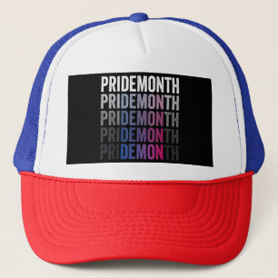 Pride Demon Bisexual Bi Pride Monat LGBTQ Gay Lesb Truckerkappe