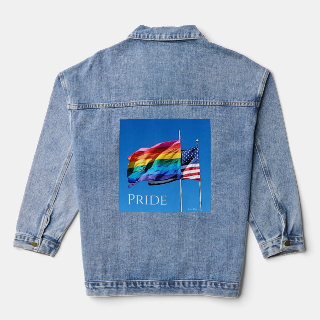 'Pride' Denim Jacket Jeansjacke (Rückseite)