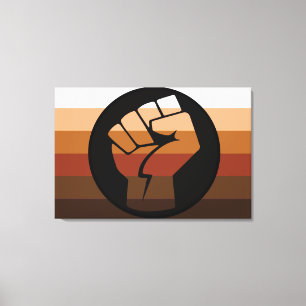 Pride der People of Color (POC) Leinwanddruck