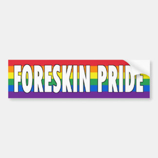 Pride der Vorhaut (6-farbig) Autoaufkleber