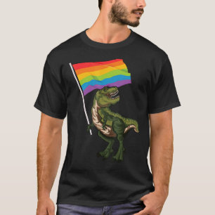 Pride Dinosaur Lgbt Gay Lesbian Transgender Trans T-Shirt