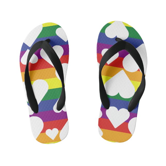 Pride Dreht Flops Kinderbadesandalen (Fußbett)