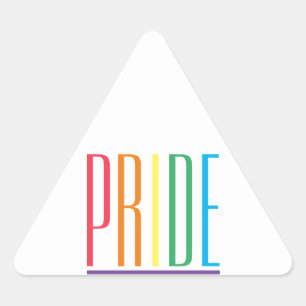 PRIDE Dreieckskleber Dreieckiger Aufkleber