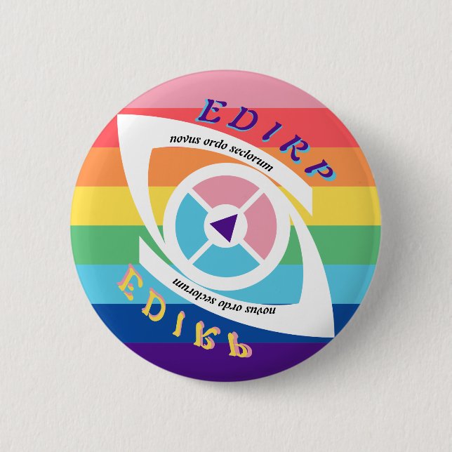 Pride EDIRP Illuminati Logo Button (Vorderseite)