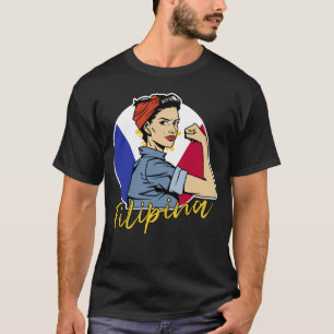 Pride Filipina Pinay Ehefrau Girlfriend Philippine T-Shirt