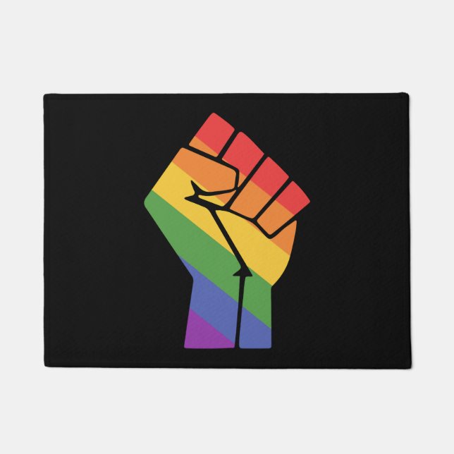 Pride Fist LGBT Design for Equality Fußmatte (Vorderseite)
