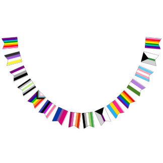 Pride Flag Assortment Garland Wimpelkette