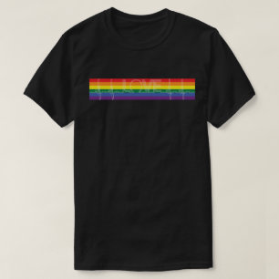 Pride Flag LIEBE EKG T-Shirt