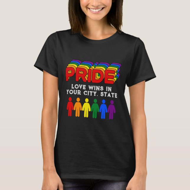 PRIDE Flag T-Shirt (Vorderseite)