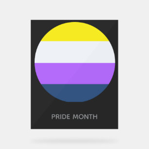 Pride Flagge Acrylschild