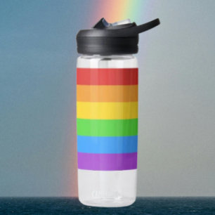 Pride Flow: Regenbogenflagge Trinkflasche