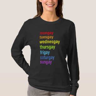 Pride Gay Agenda Liebe LGB T-Shirt