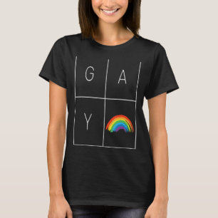 PRIDE GAY LGBTQ Men LGBT Rainbow T-Shirt