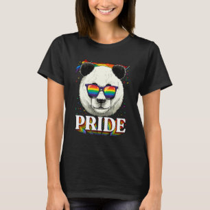 Pride Giant Panda LGBTQ Regenbogenflagge Monat B T-Shirt