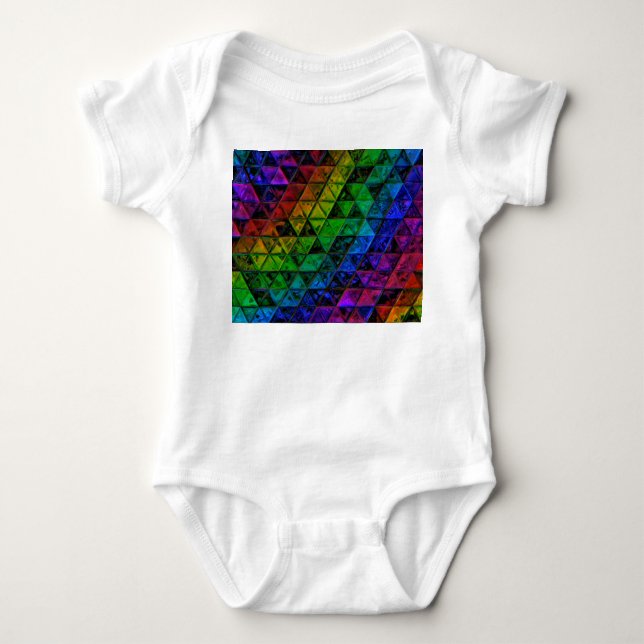 Pride Glas  Baby Strampler (Vorderseite)