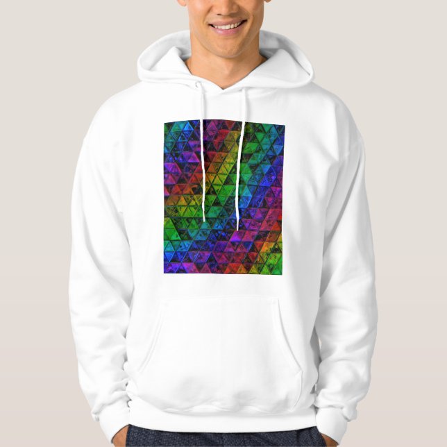 Pride Glas  Hoodie (Vorderseite)