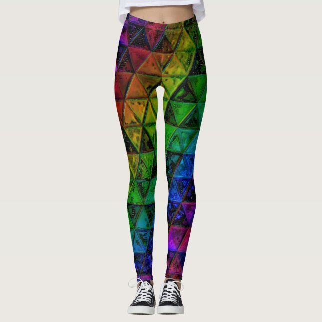 Pride Glas  Leggings (Vorderseite)