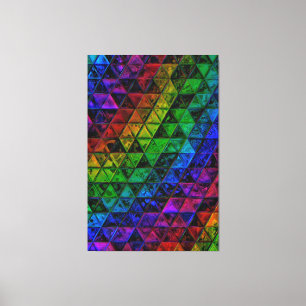 Pride Glas Leinwanddruck