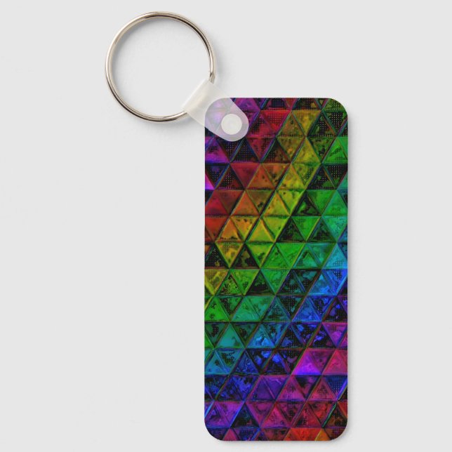 Pride Glas  Schlüsselanhänger (Vorderseite)