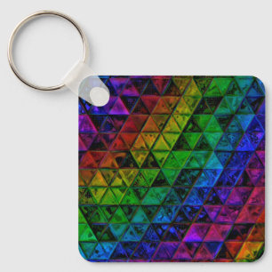 Pride Glas Schlüsselanhänger