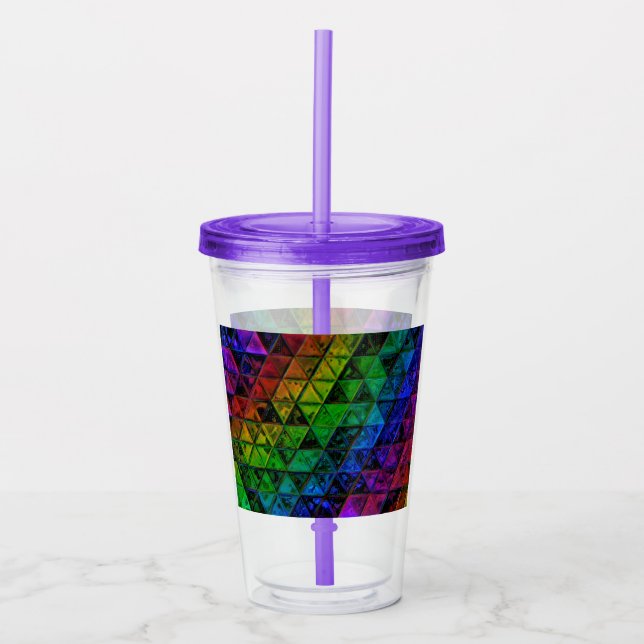Pride Glass Acryltrinkbecher (Vorderseite)