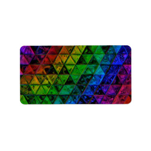 Pride Glass Adressaufkleber