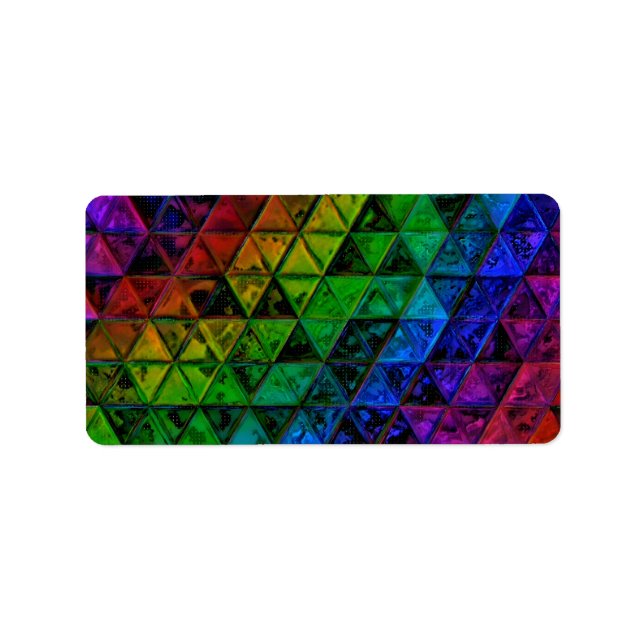 Pride Glass Adressaufkleber (Vorne)