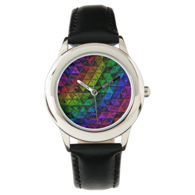 Pride Glass Armbanduhr (Vorderseite)