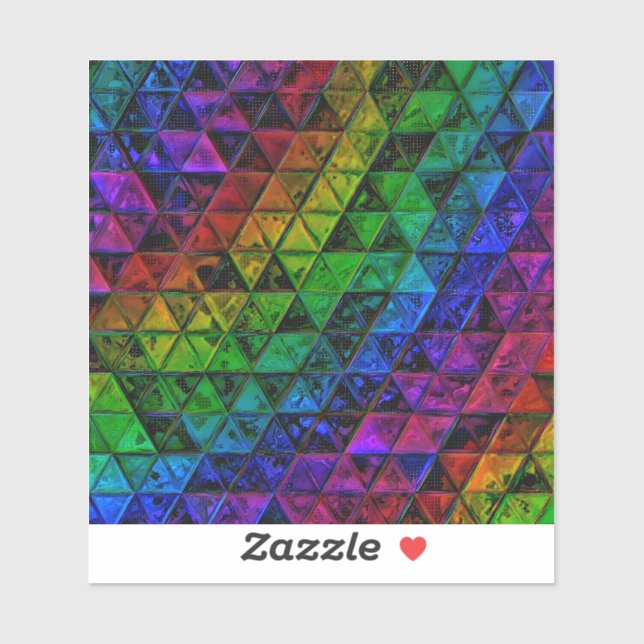 Pride Glass Aufkleber (Blatt)