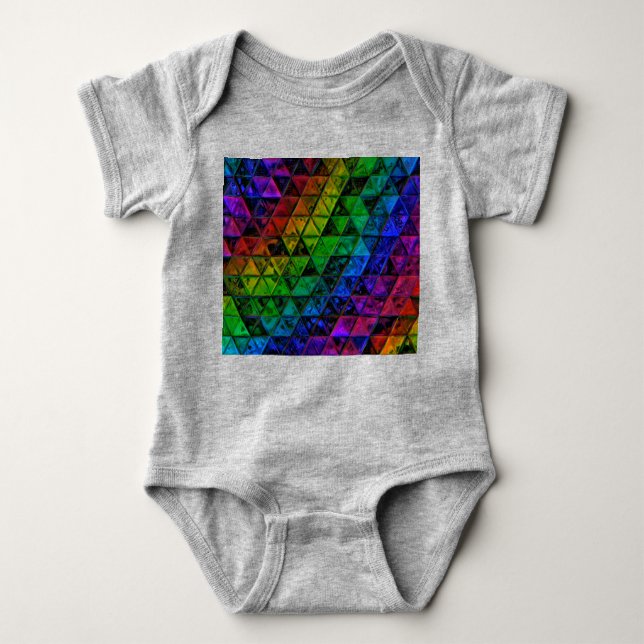 Pride Glass Baby Strampler (Vorderseite)