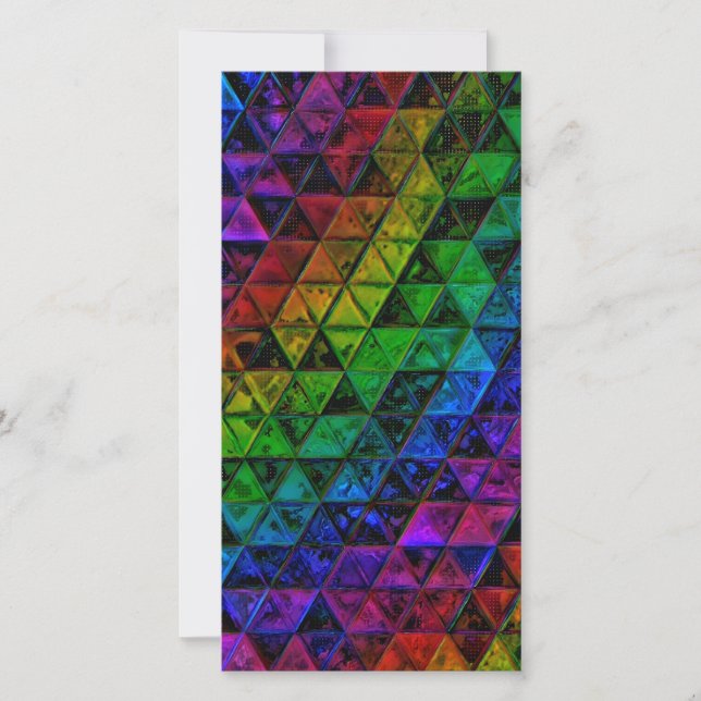 Pride Glass Feiertagskarte (Vorderseite)