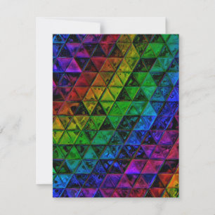 Pride Glass Feiertagskarte