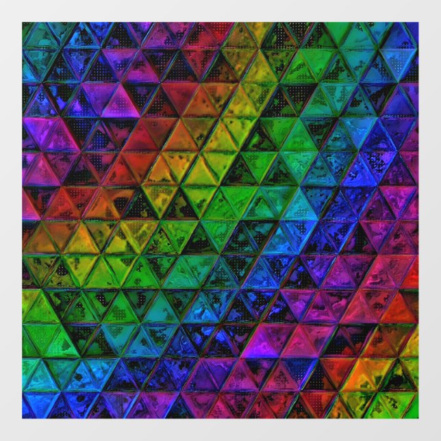 Pride Glass Fensteraufkleber (Blatt)