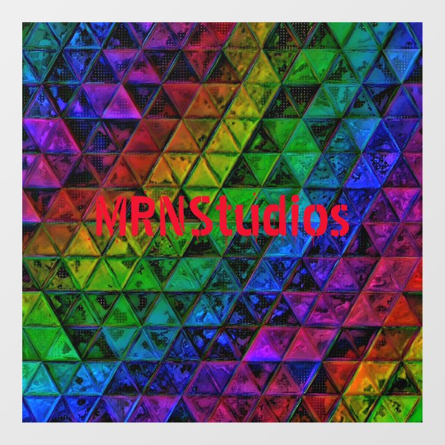 Pride Glass Fensteraufkleber (Blatt)