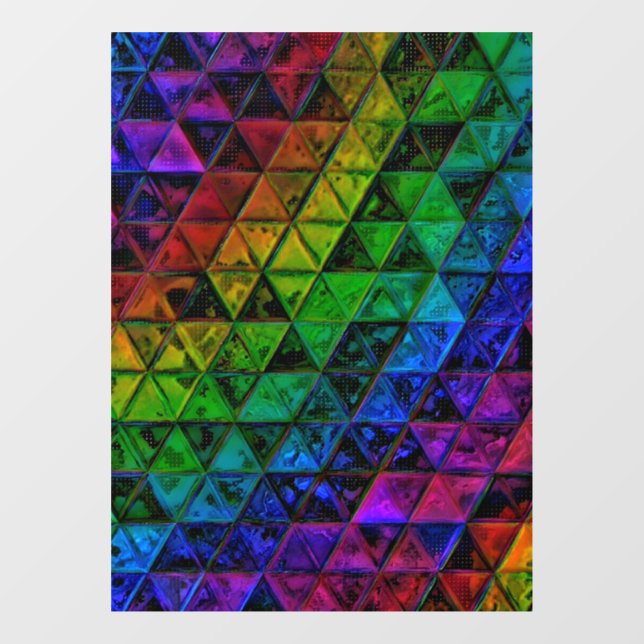 Pride Glass Fensteraufkleber (Blatt)