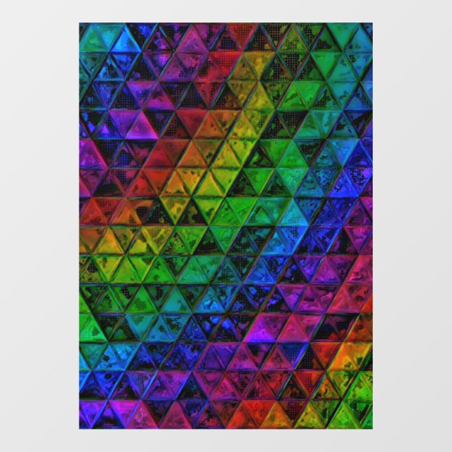 Pride Glass Fensteraufkleber (Blatt)