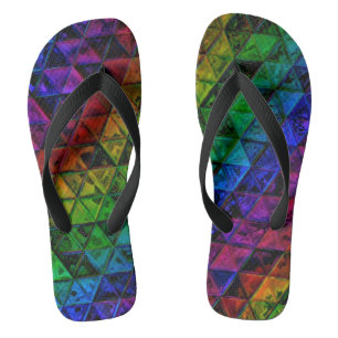 Pride Glass Flip Flops
