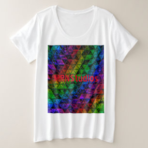 Pride Glass Große Größe T-Shirt