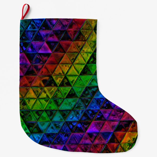 Pride Glass Großer Weihnachtsstrumpf (Vorderseite)