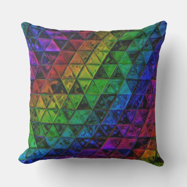 Pride Glass Kissen (Vorderseite)