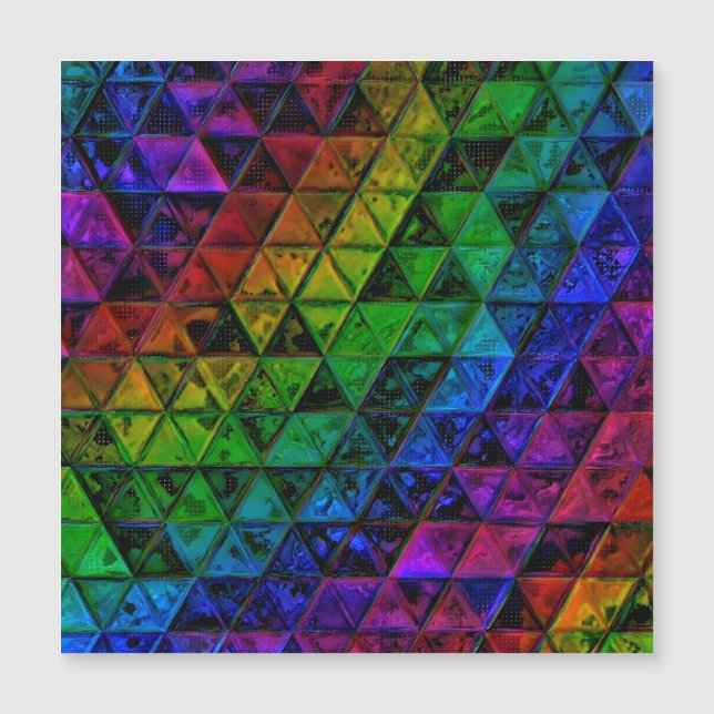 Pride Glass Magnetkarte (Vorderseite)