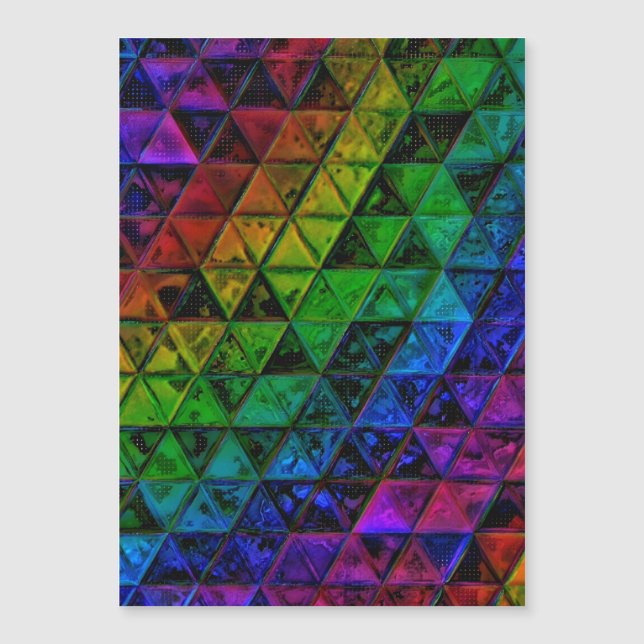 Pride Glass Magnetkarte (Vorderseite)