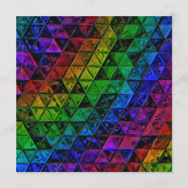 Pride Glass Menükarte (Vorderseite)