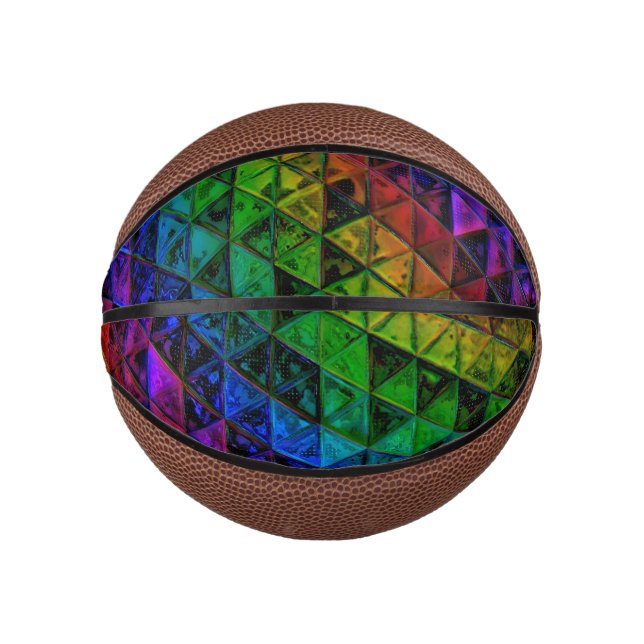Pride Glass Mini Basketball (Vorderseite)