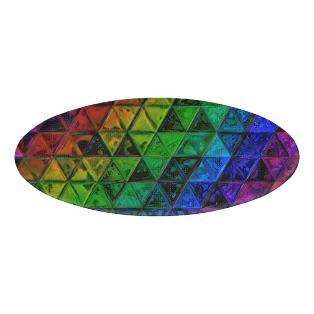 Pride Glass Namenschild (Vorderseite)