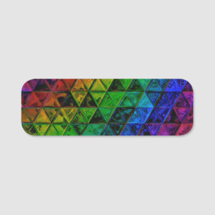 Pride Glass Namensschild